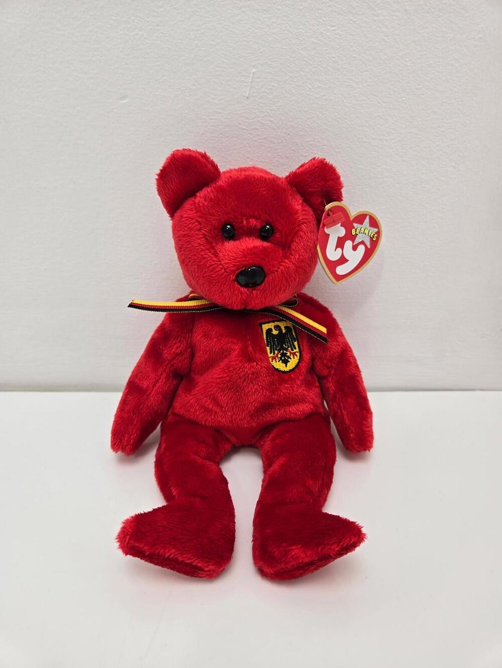 Ty Beanie Baby “Graf Von Rot” the Bear - Germany Exclusive (8.5 inch)
